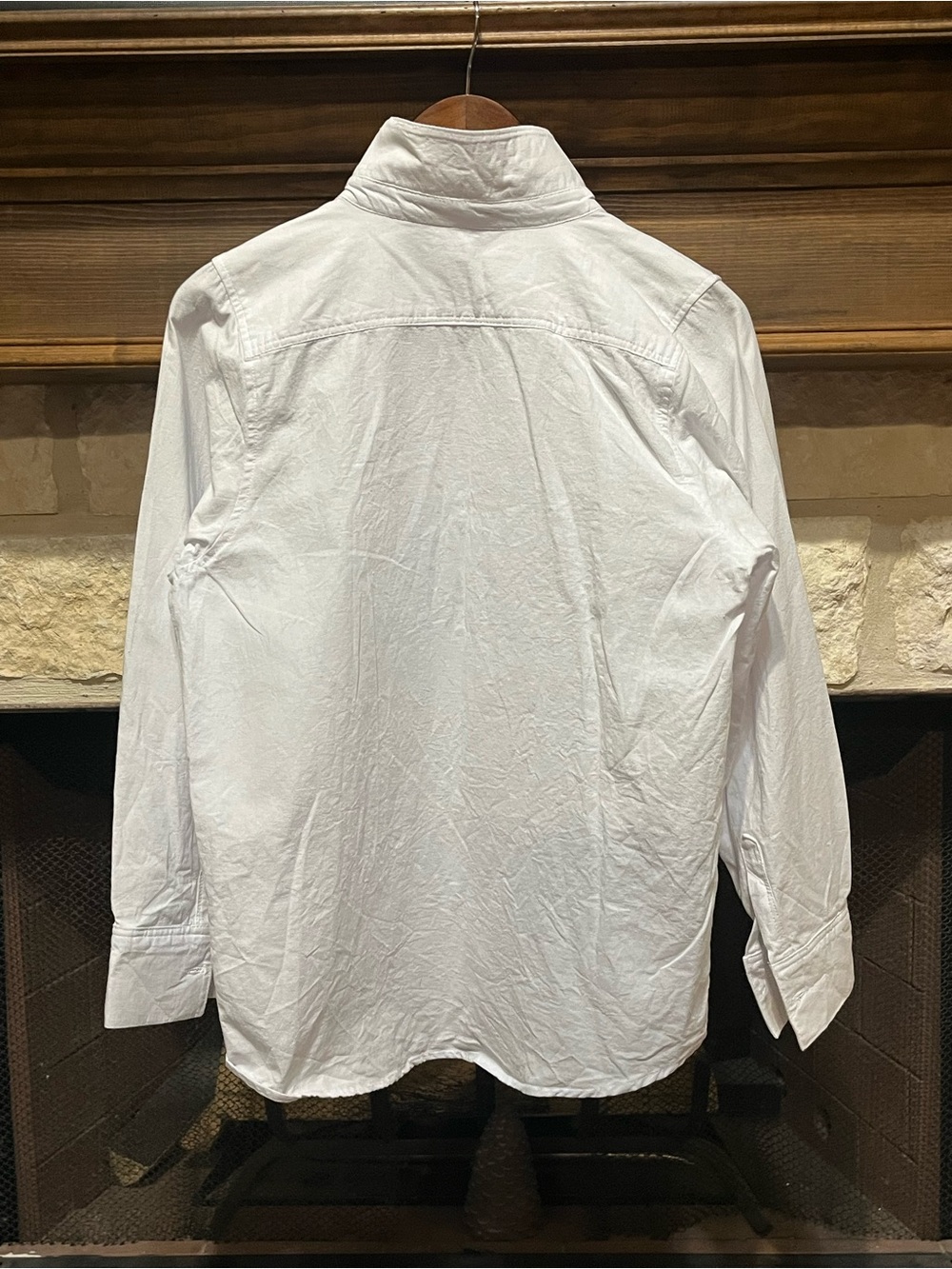 Mi Golondrina Cotton Popover Blouse Pintuck Pleat Bib Top Size S - Picture 9 of 10